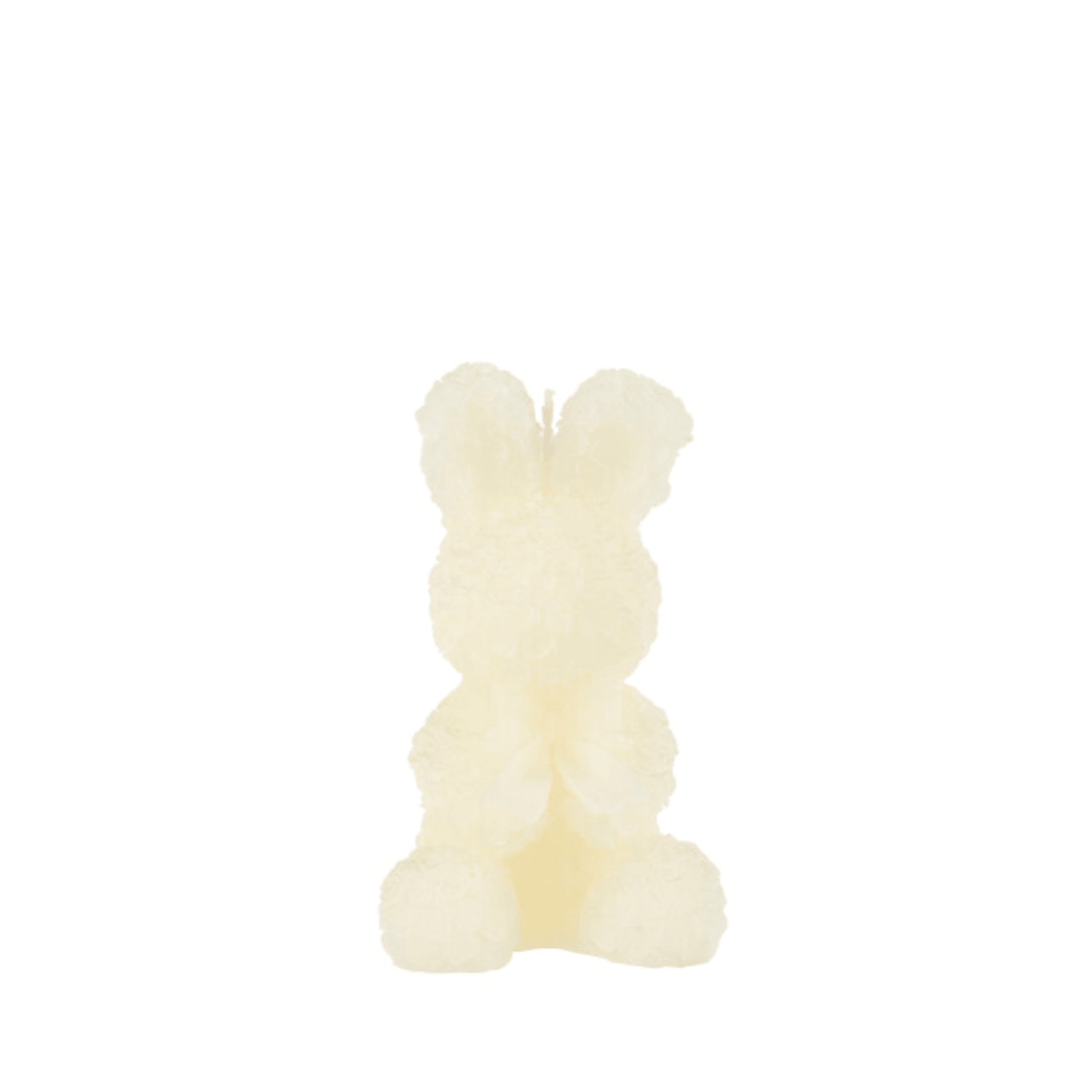 Kaars Konijn Wit Medium-15u - Paas - J-Line - livinglovely.nl