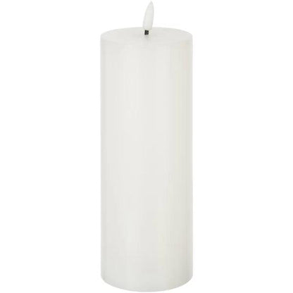 Kaars Led Wit Large - LED Kaars - J-Line - livinglovely.nl