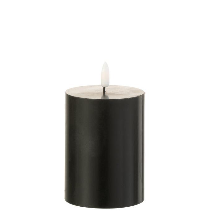 Kaars Led Zwart Small - LED Kaars - J-Line - livinglovely.nl