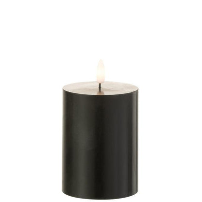 Kaars Led Zwart Small - LED Kaars - J-Line - livinglovely.nl