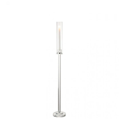 Kaarshouder Moira Glas Transparant Medium - Kandelaar - J-Line - livinglovely.nl