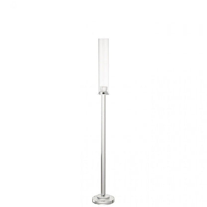 Kaarshouder Moira Glas Transparant Medium - Kandelaar - J-Line - livinglovely.nl