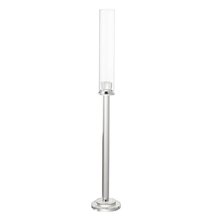 Kaarshouder Moira Glas Transparant Small - Kandelaar - J-Line - livinglovely.nl