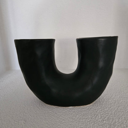 Kaarshouder Zwart 23x9x16cm 1 + 1 Gratis - Kandelaar - Living Lovely - livinglovely.nl