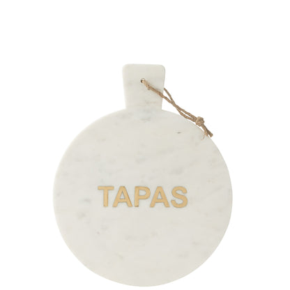 Käseplatte Rund Apero Tapas Weiß J-Line