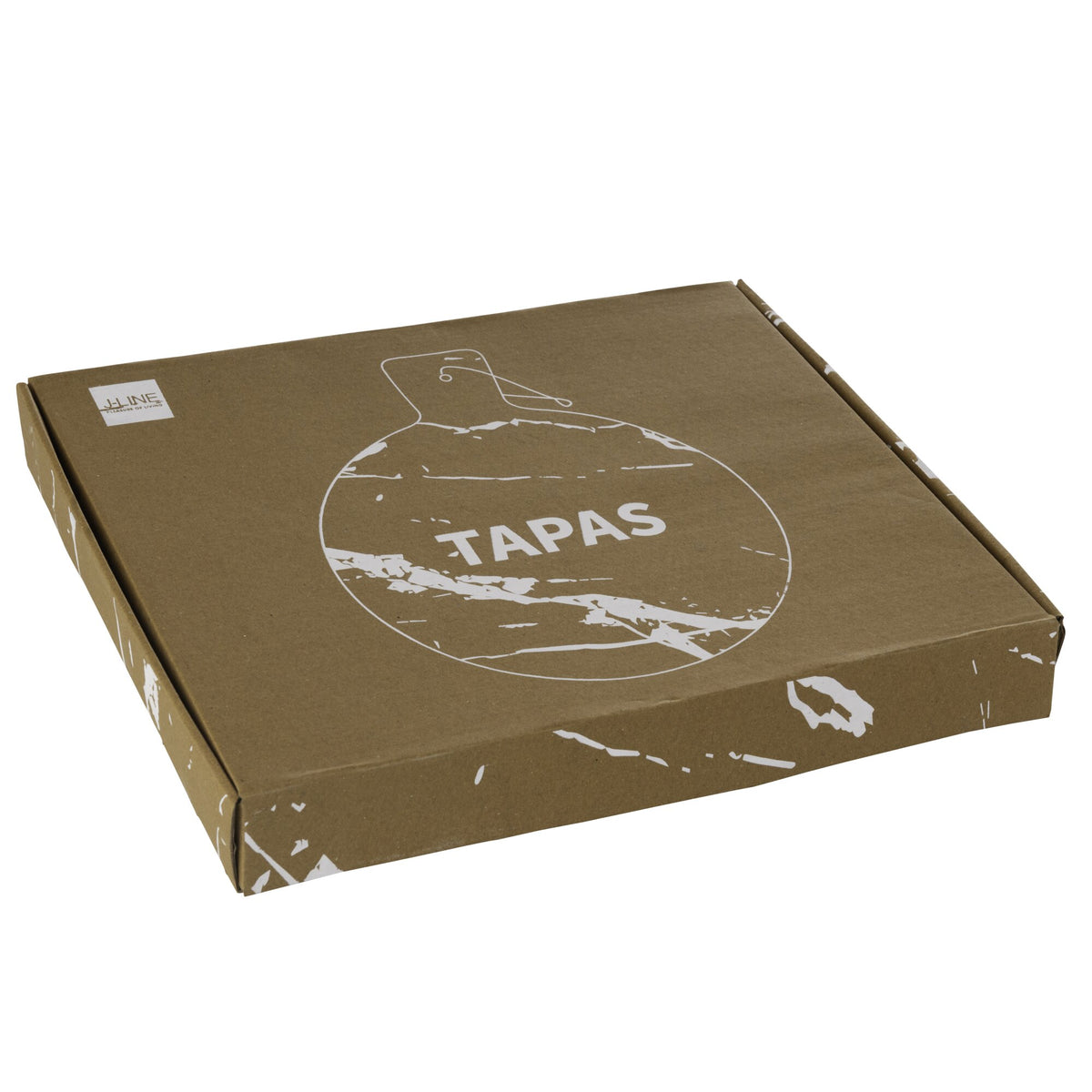 Käseplatte Rund Apero Tapas Weiß J-Line