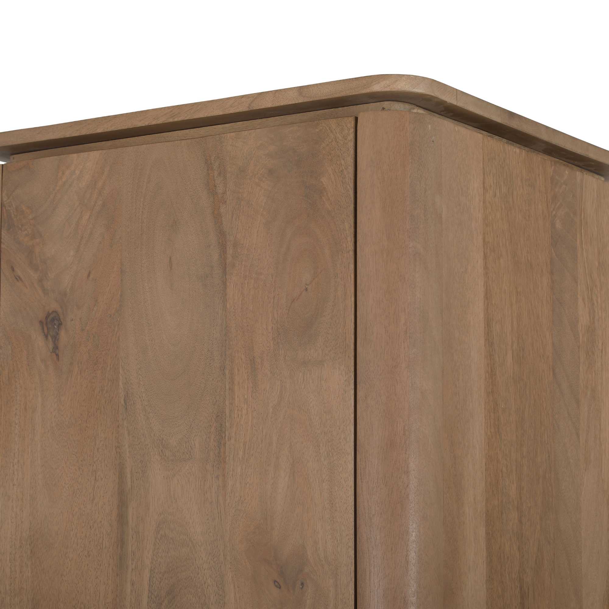 Houtnerf en afwerking van het Kabinet Dallas Mangohout van Starfurn