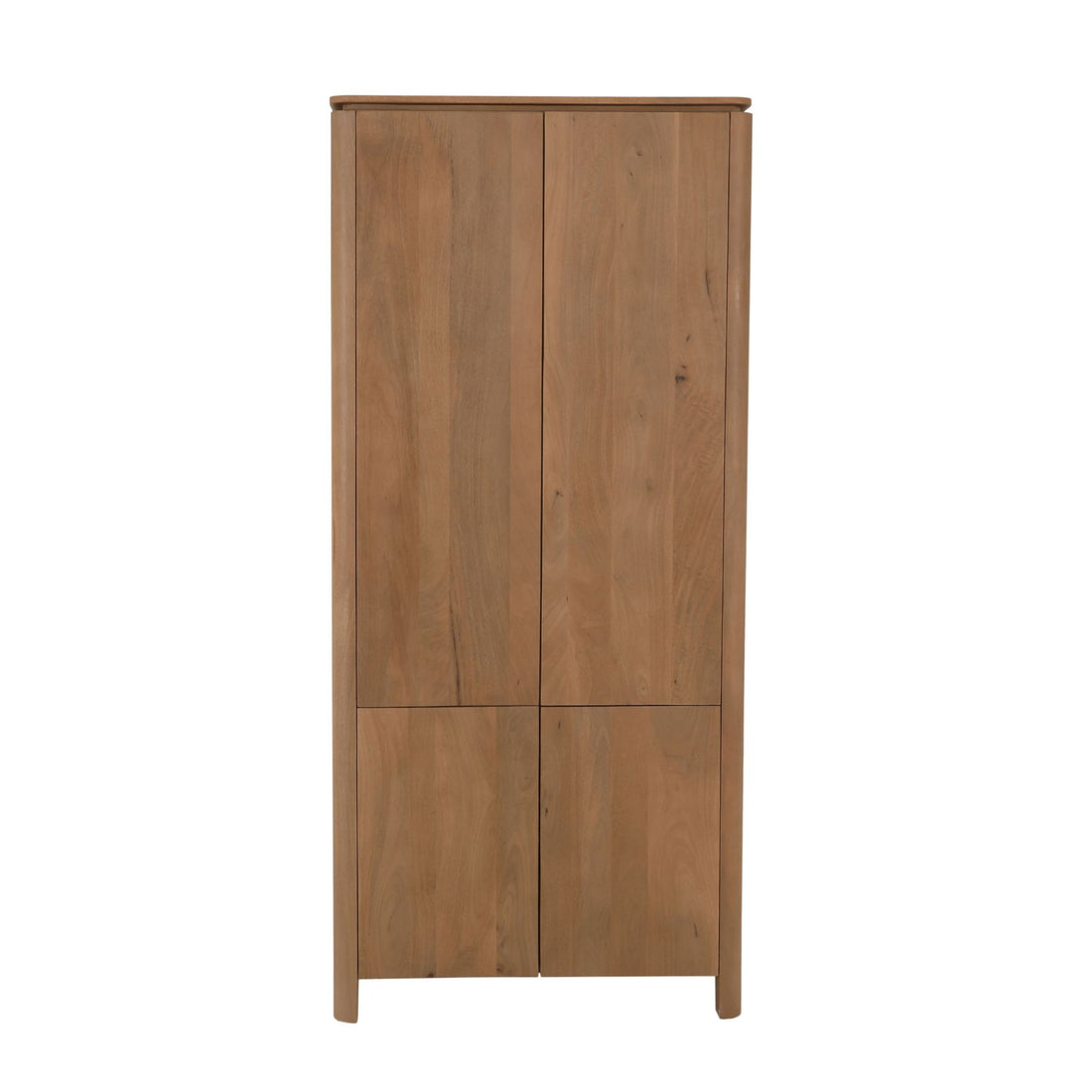 Kabinet Dallas Mangohout Naturel 90cm van Starfurn met twee deuren en twee lades