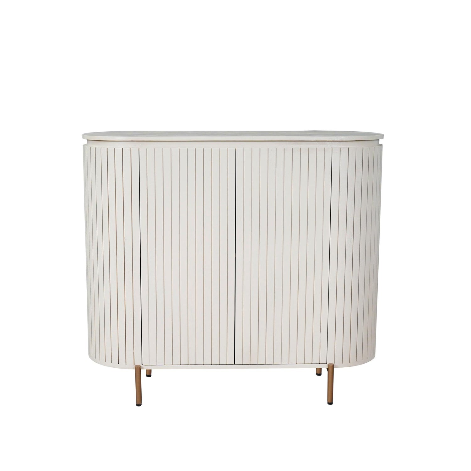 Laag kabinet Solana van Starfurn in zandkleurig mangohout van 115 cm breed