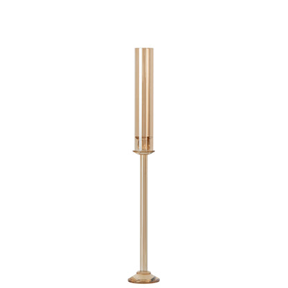 Kandelaar Kristal Goud Medium van J-Line, kristallen kandelaar in goud van Ø11cm x H80cm