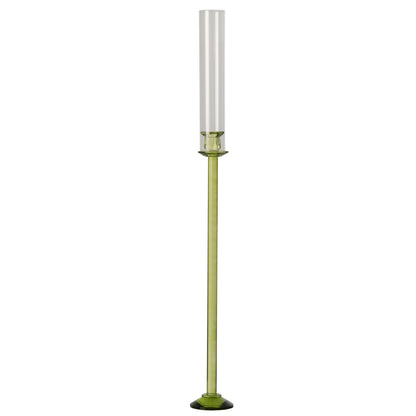 Kandelaar Kristal Groen Large van J-Line, kristallen kandelaar in groen van Ø11cm x H100cm