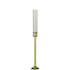 Kandelaar Kristal Groen Medium van J-Line, kristallen kandelaar in groen van Ø11cm x H80cm