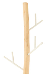 Kapstok Hout Wit/Naturel - Kapstok - J-Line - livinglovely.nl
