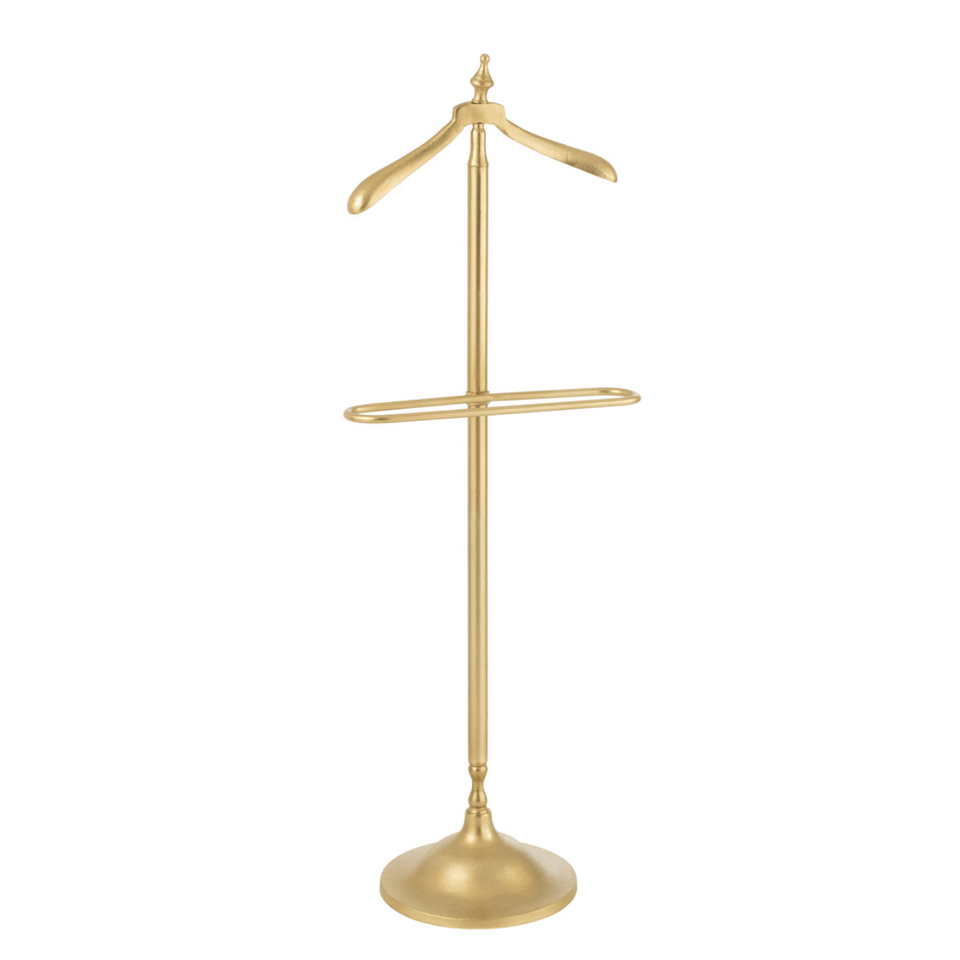 Kapstok Klassiek Aluminium Goud - Kapstok - J-Line - livinglovely.nl