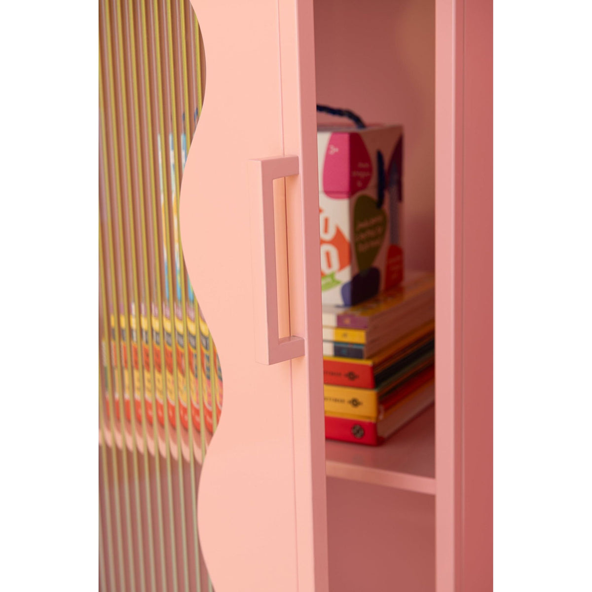 Kast Golf Ijzer/Glas Lichtroze J-Line