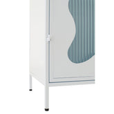 Kast Golf Ijzer/Glas Wit J-Line