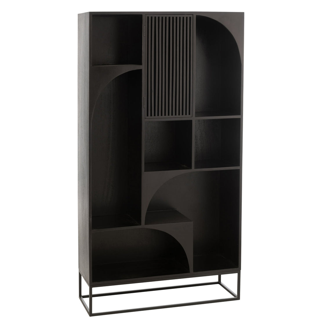 Schrank Mode Mango Holz/MDF Schwarz J-Line