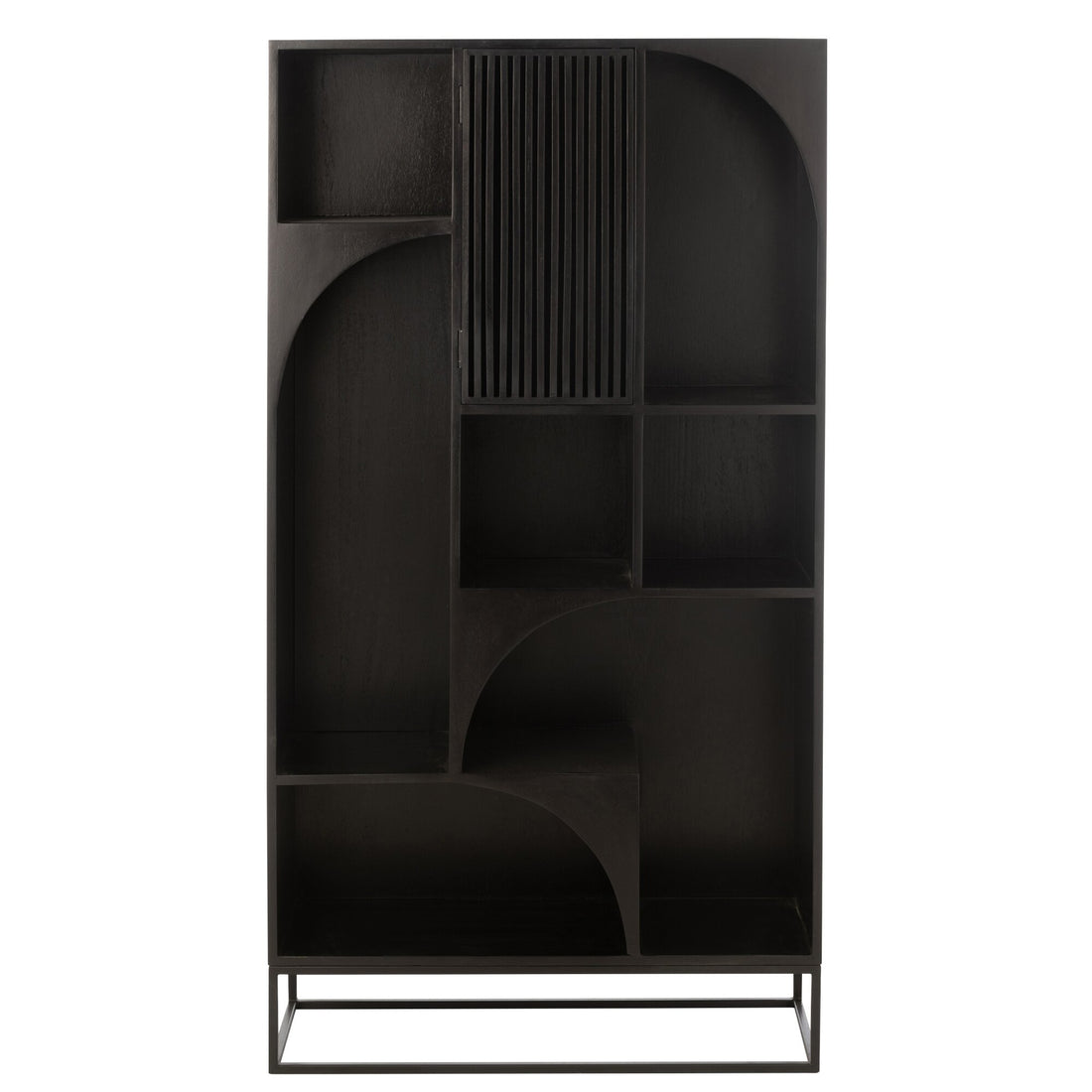 Schrank Mode Mango Holz/MDF Schwarz J-Line
