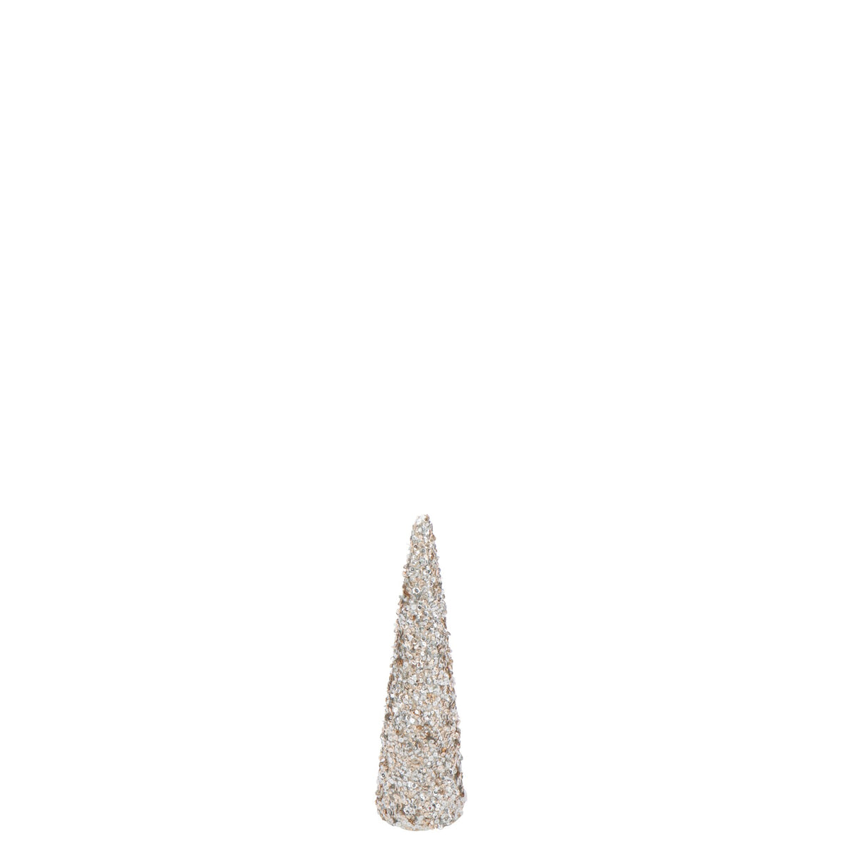 Kegel Pailletten Schuim Champagnekleurig Small H46cm J-Line