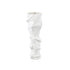 Kellie White Ceramic Organic Shaped Vase High 15,5x48cm PTMD - Vaas - PTMD - livinglovely.nl