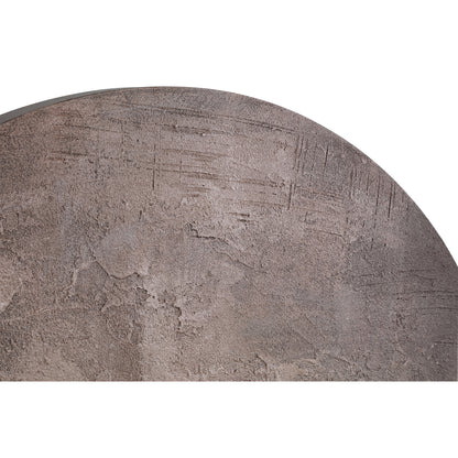 Kemp Brown Canvas Painting Rough Round S 90cmx2,5x90cm PTMD - Wandpaneel - PTMD - livinglovely.nl