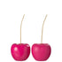 Kers Resine Blinkend/Mat Roze Large Set Van 2 - Beeld - J-Line - livinglovely.nl