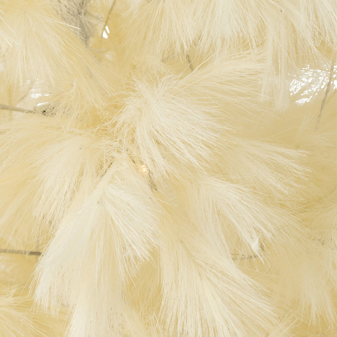 Kerstboom 400 Led Pampa Metaal Ecru H210cm J-Line - Kerstboom - J-Line - livinglovely.nl