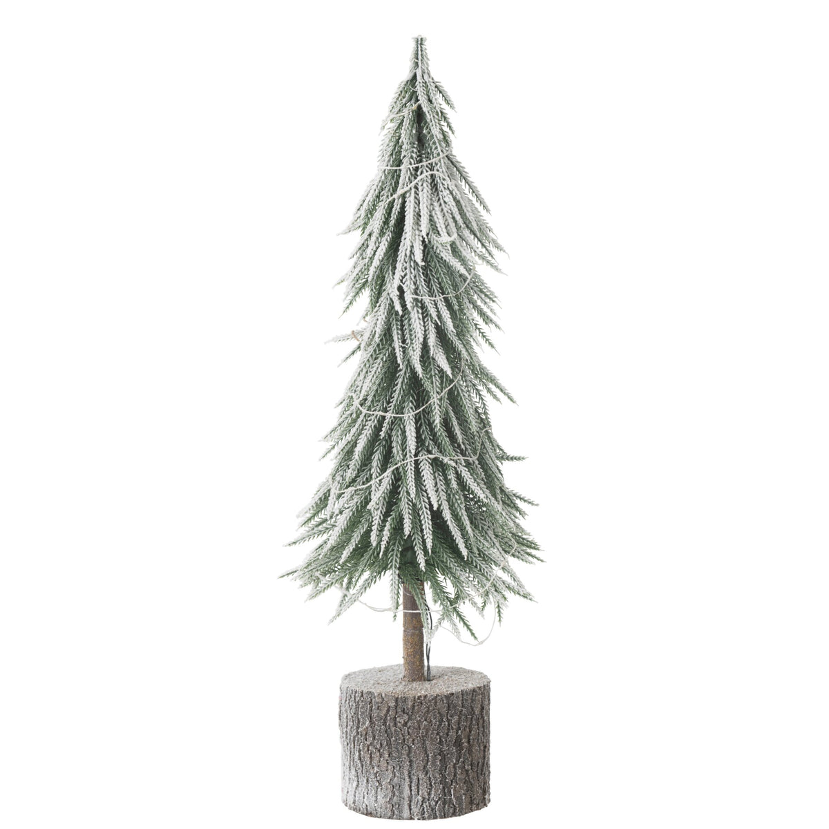 Kerstboom A+Led Kunststof Sneeuw Groen Large H60cm J-Line