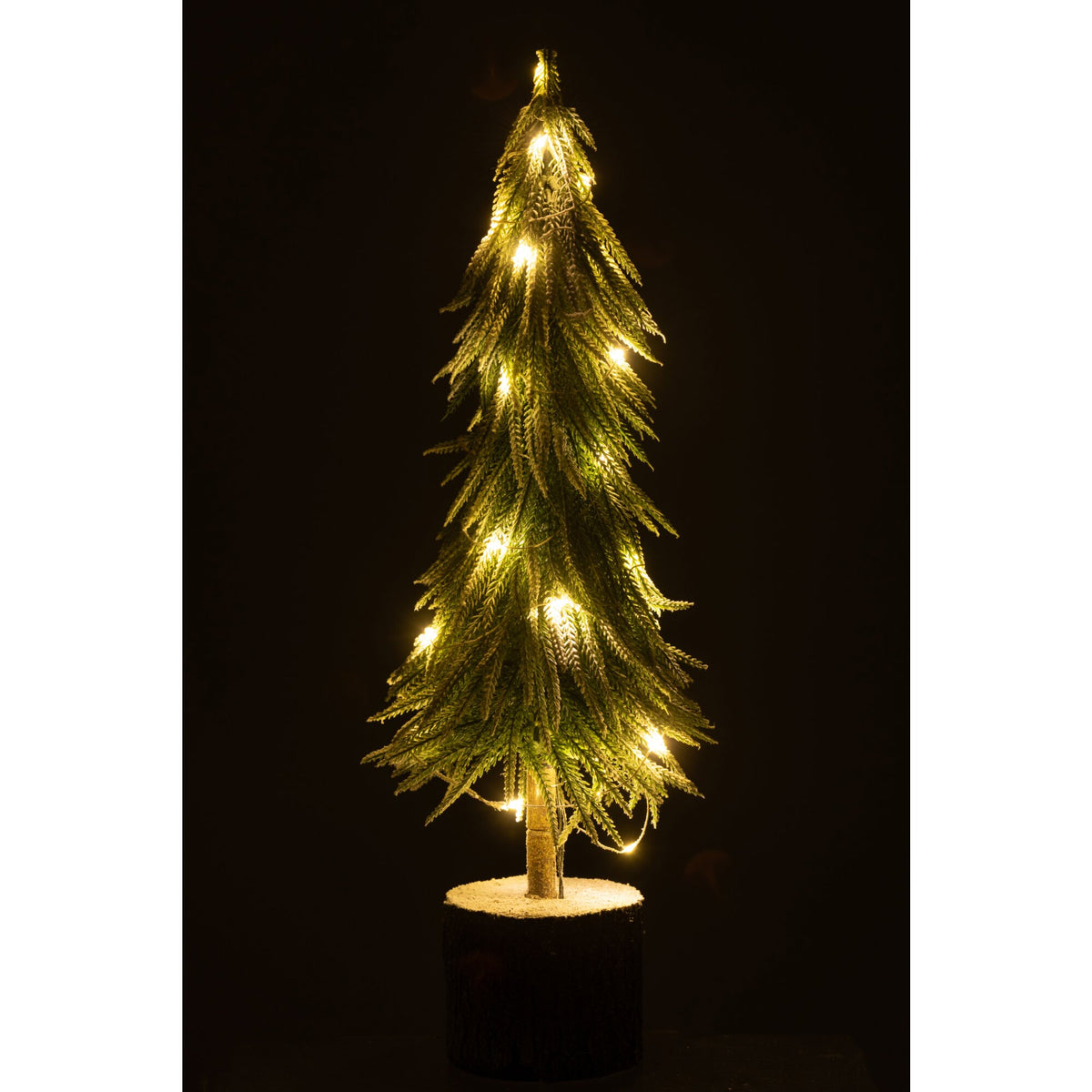 Kerstboom A+Led Kunststof Sneeuw Groen Large H60cm J-Line
