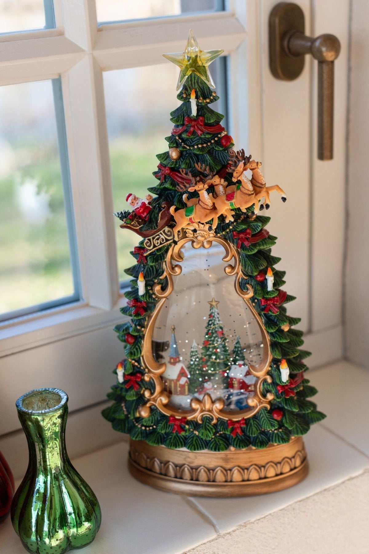 Kerstboom Dorp met Verlichting Multicolor J-Line