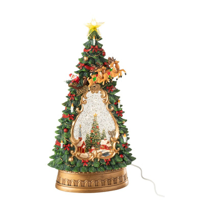 Kerstboom Dorp met Verlichting Multicolor J-Line