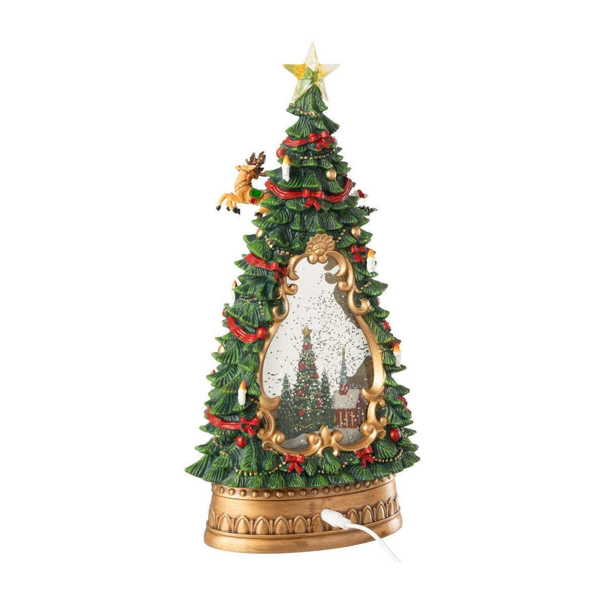 Kerstboom Dorp met Verlichting Multicolor J-Line