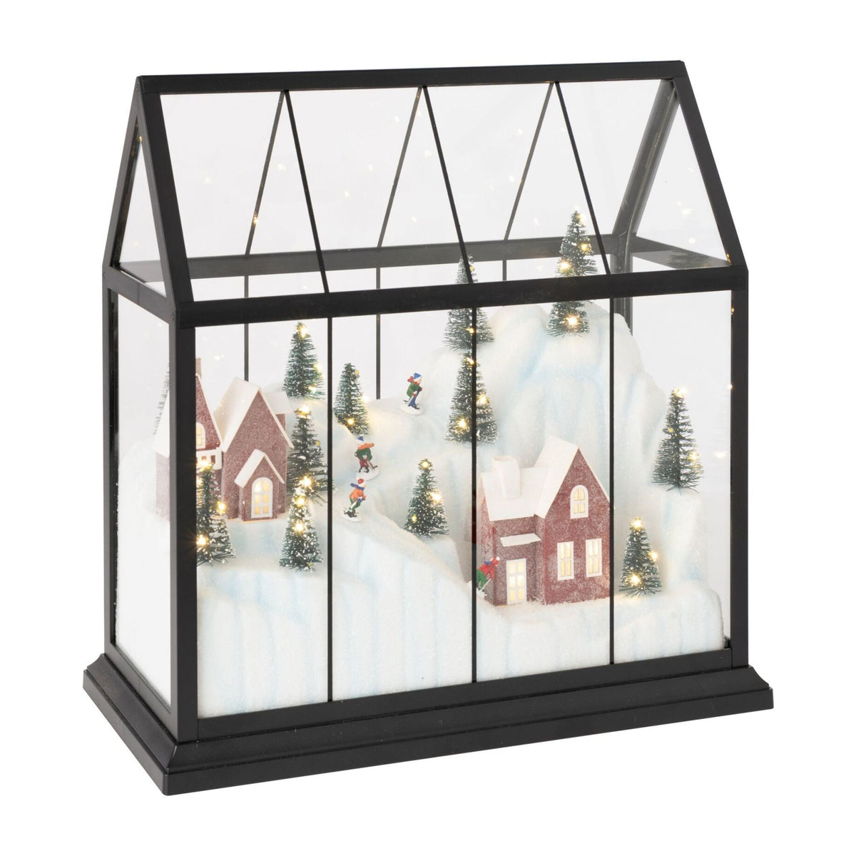 Kerstdorp Led Glas Multicolor Large J-Line
