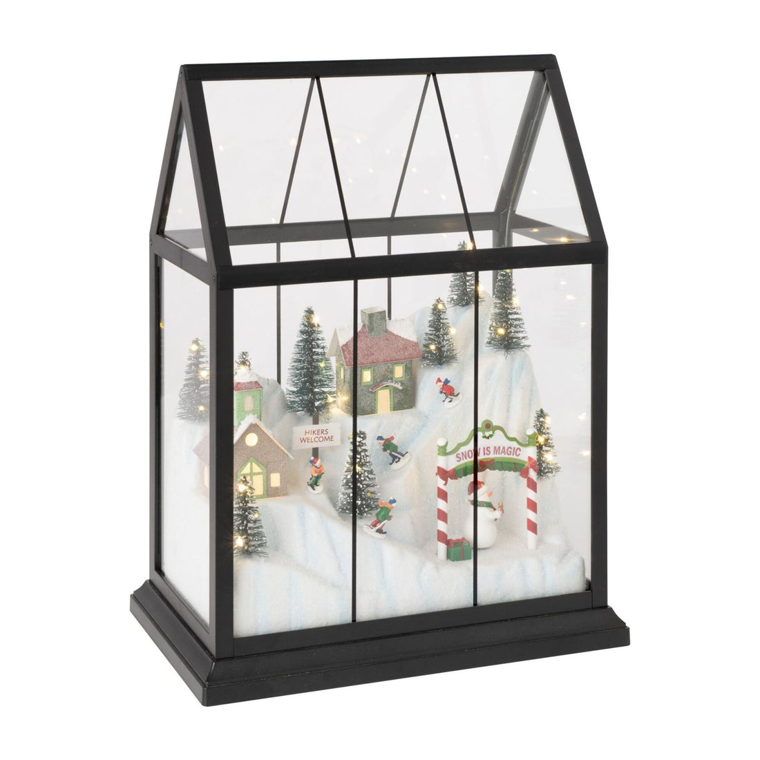 Kerstdorp Led Glas Multicolor Medium J-Line