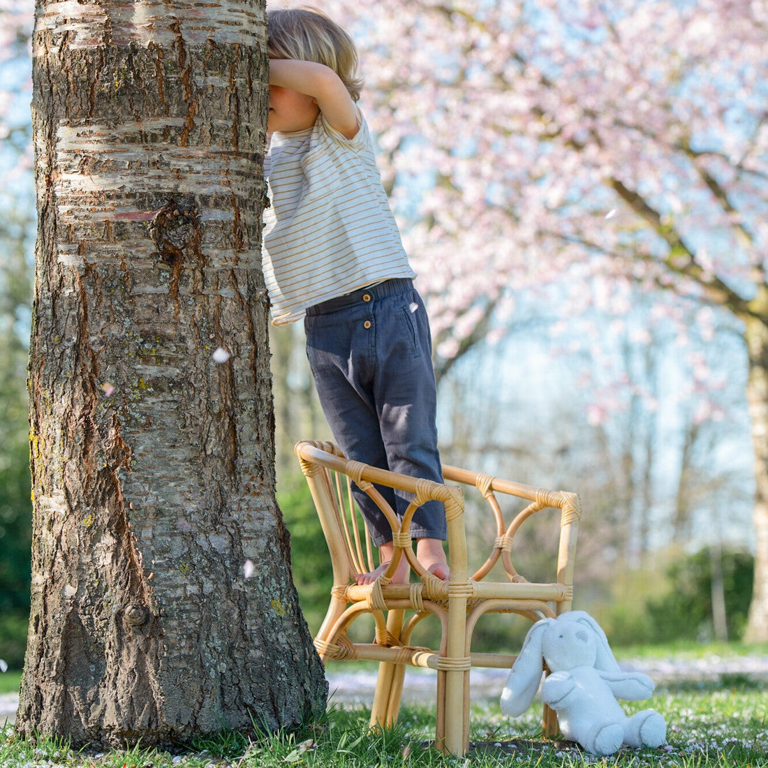 Kinderstoel Filou Rotan Naturel J-Line