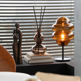 Knuffel Koppel Modern Resine Bruin/Goud - Beeld - J-Line - livinglovely.nl