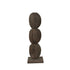 Kodey Brown Mango Wood Circle Shaped Statue PTMD - Beeld - PTMD - livinglovely.nl