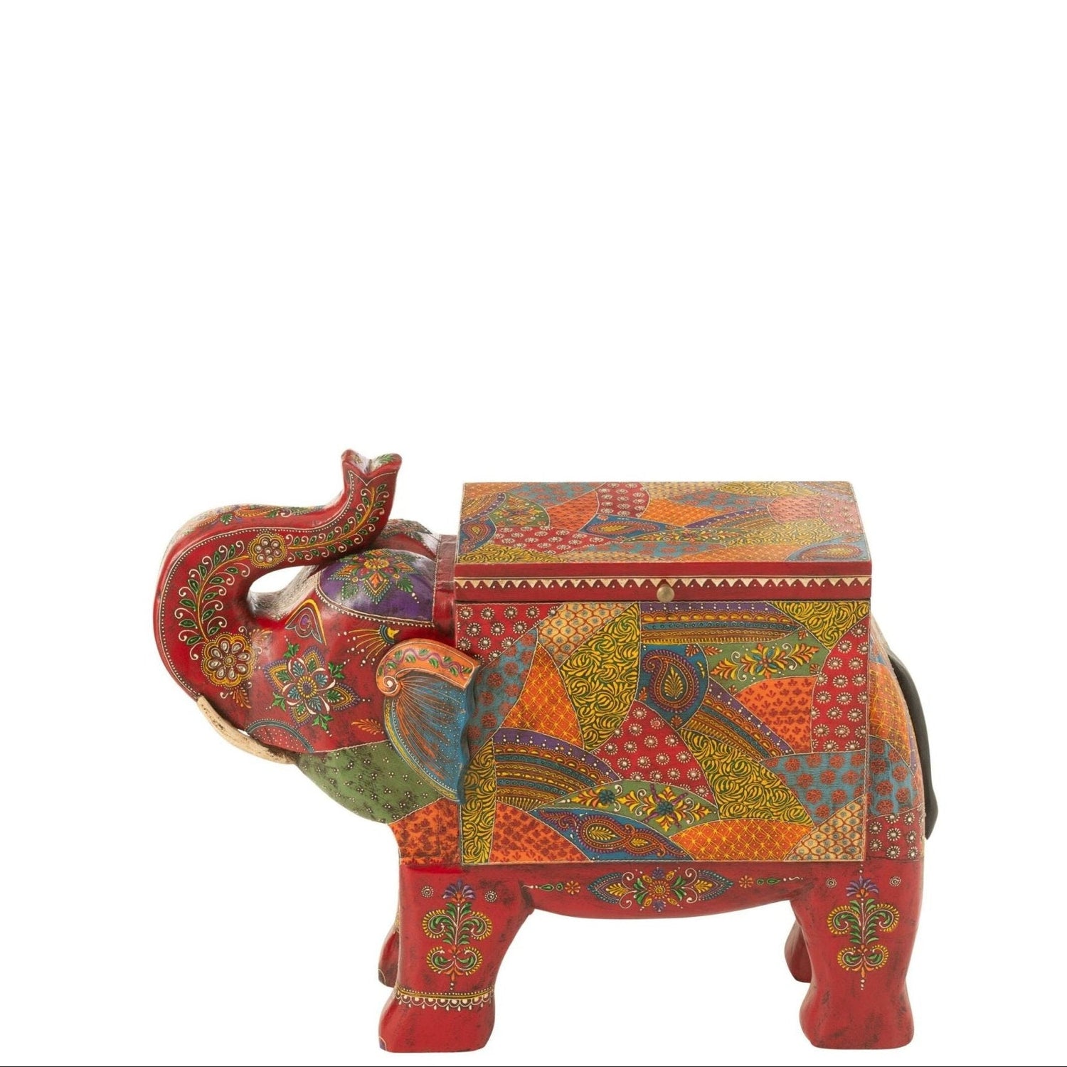 Koffer Olifant Delhi Mangohout Mix J-Line
