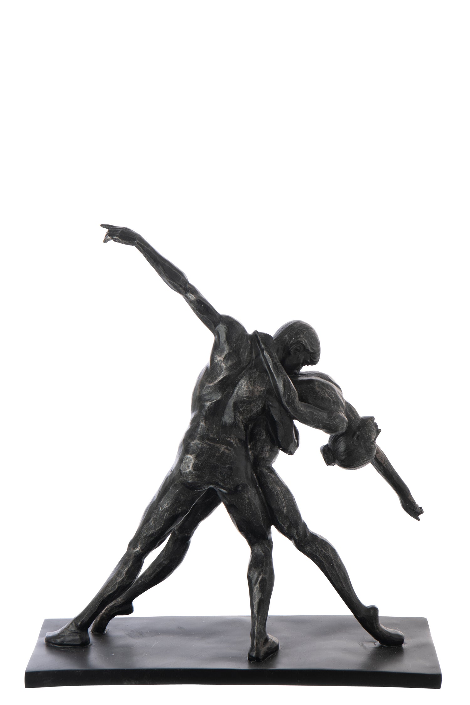 Koppel Op Voet Dansend Zwart J-Line - Beeld - J-Line - livinglovely.nl