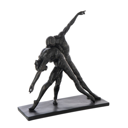 Koppel Op Voet Dansend Zwart J-Line - Beeld - J-Line - livinglovely.nl