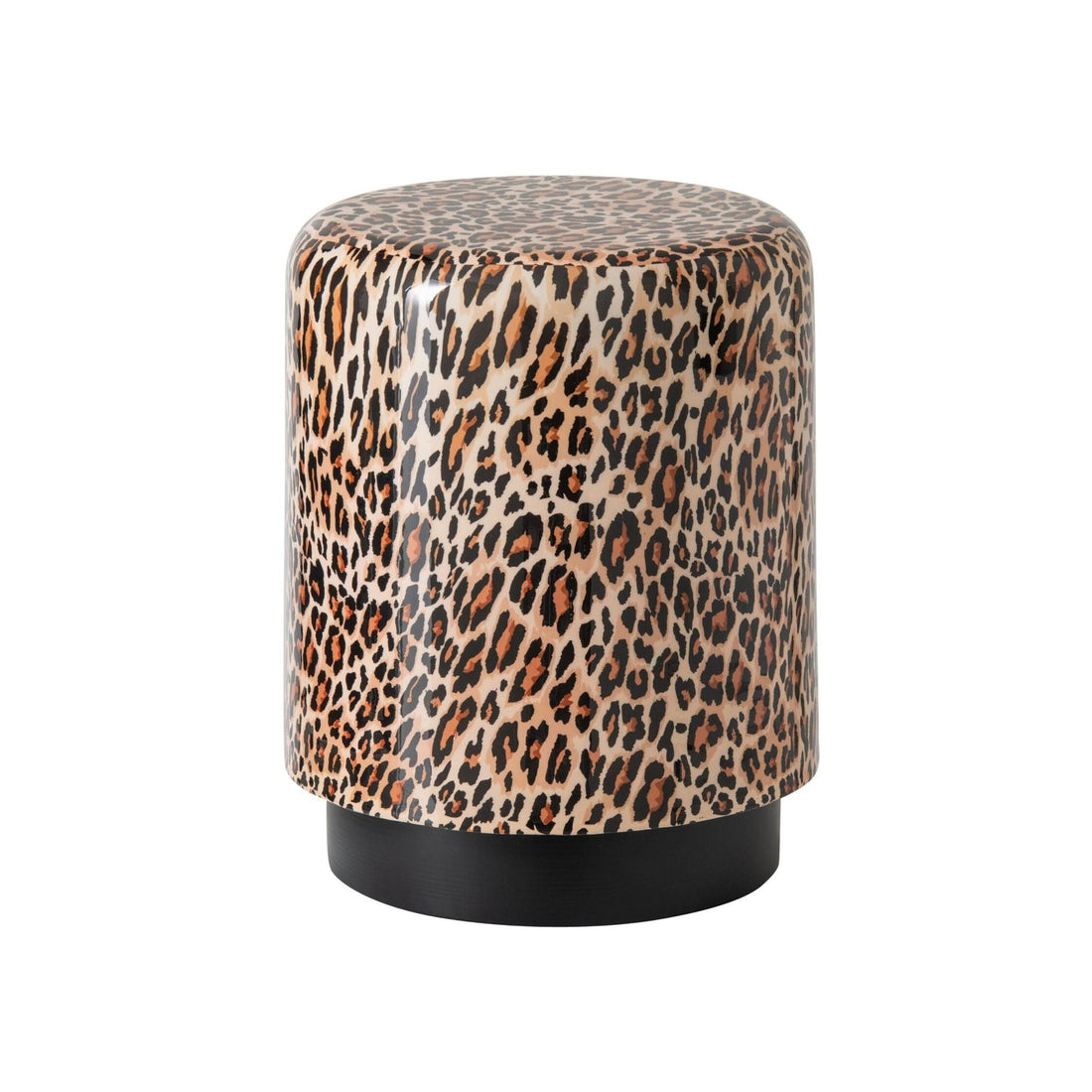 Kruk Leo Rond Metaal Caramel/Zwart J-Line