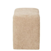 Kruk N Shape Textiel Beige - Kruk - J-Line - livinglovely.nl