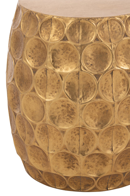 Kruk Panorama Metaal Goud J-Line - Kruk - J-Line - livinglovely.nl