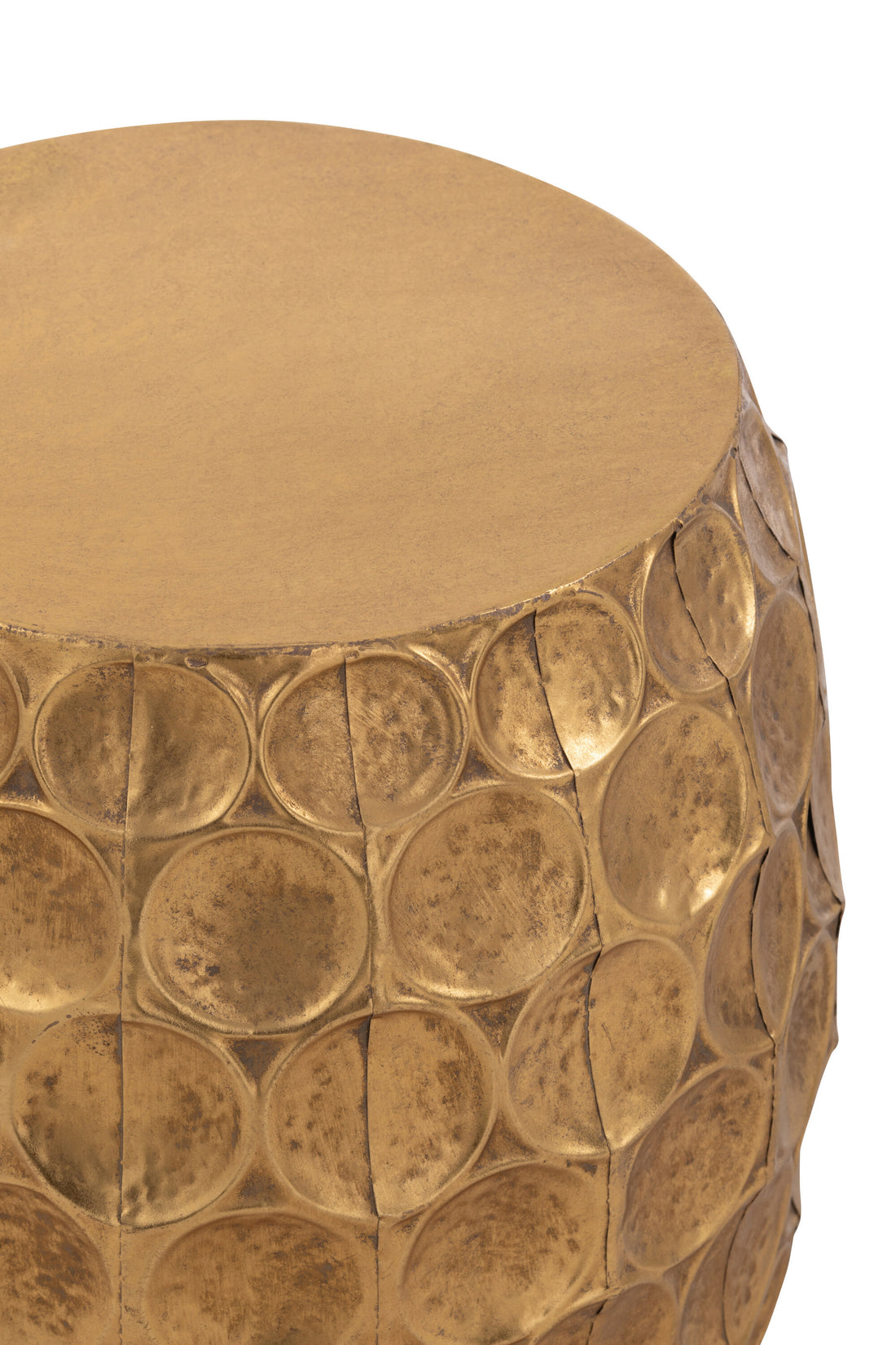 Kruk Panorama Metaal Goud J-Line - Kruk - J-Line - livinglovely.nl