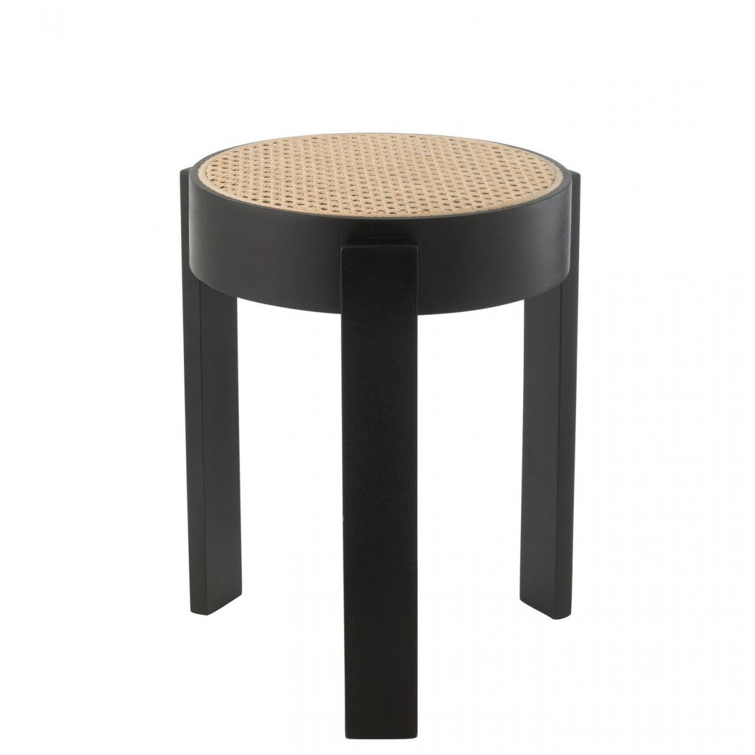 Kruk Pune Mangohout Zwart - Kruk - J-Line - livinglovely.nl