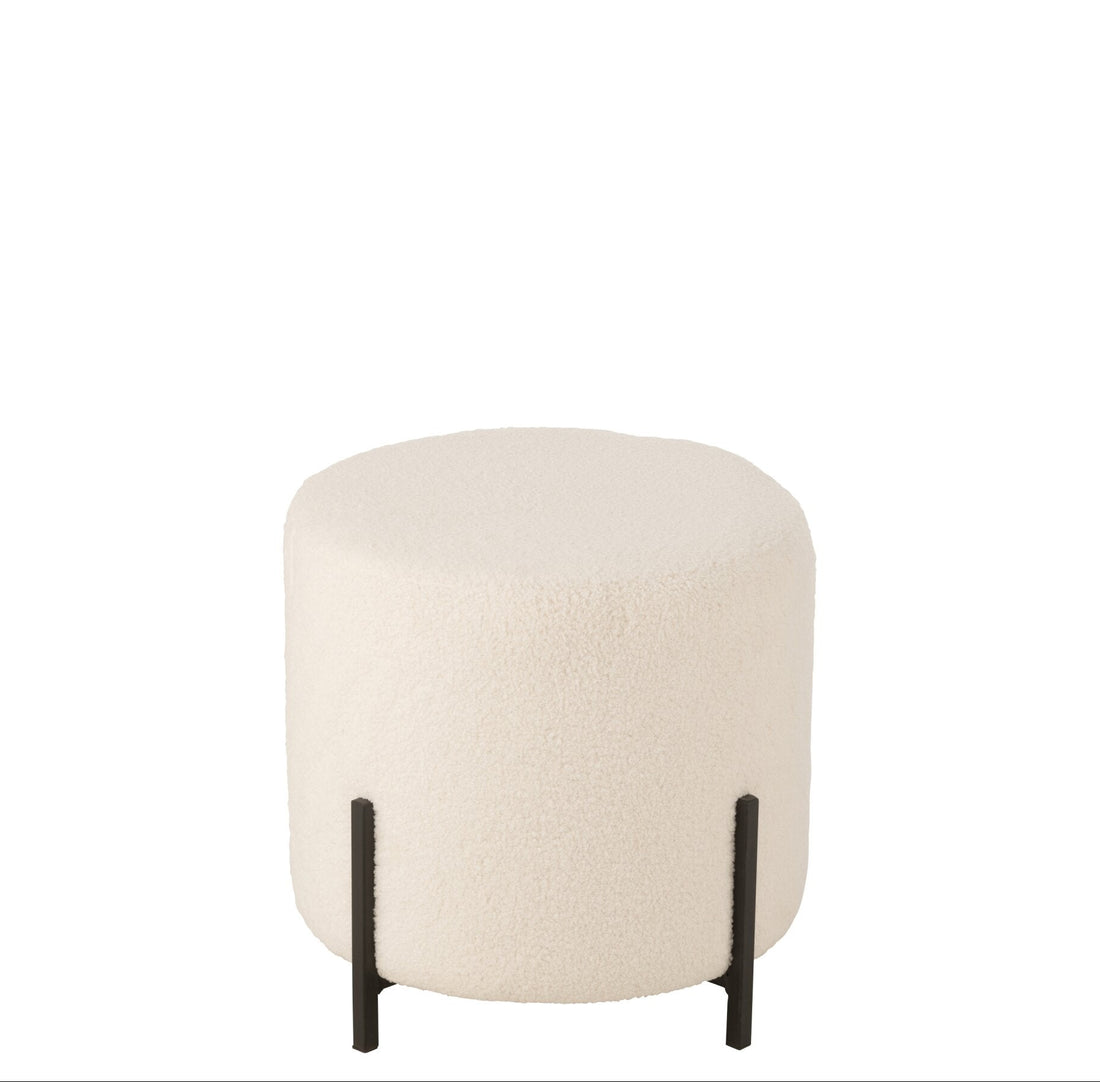 Kruk Schaap Stof/Schuim Wit J-Line