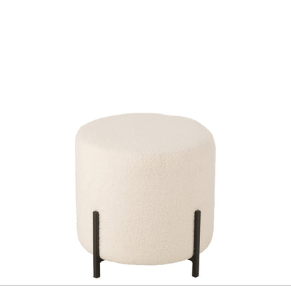 Kruk Schaap Stof/Schuim Wit J-Line