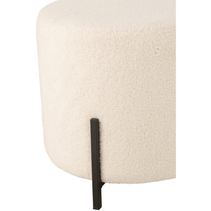 Kruk Schaap Stof/Schuim Wit J-Line