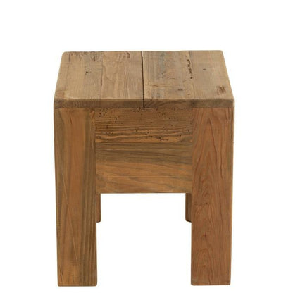 Kruk Will Dennenhout Bruin - Kruk - J-Line - livinglovely.nl