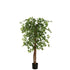 Kunstficus In Pot Lichtgroen van J-Line, ficus met fris lichtgroen blad van 150cm hoog